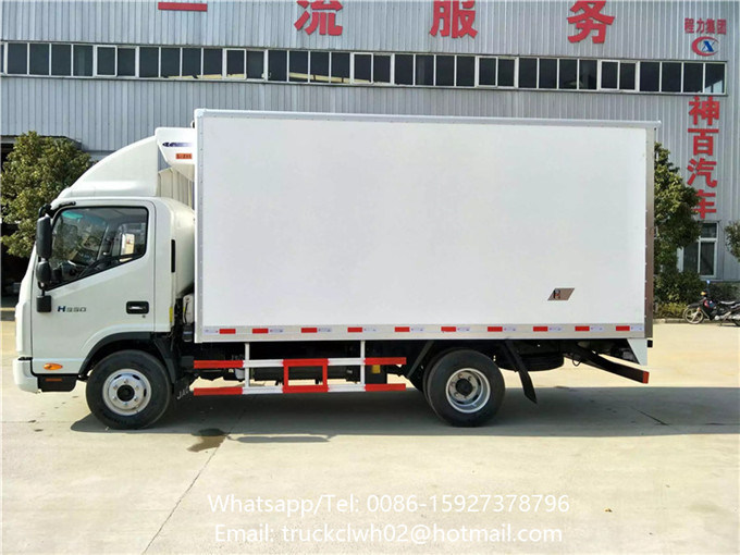 5 Ton Large Capacity Dongfeng 4X2 190HP Refrigerator Truck Temperature Controlled Truck 