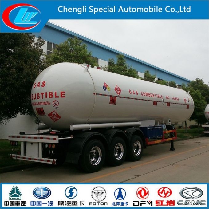 BPW Axles Good Quality 25ton Propane Tank Trailer 