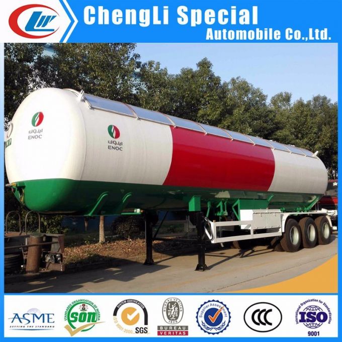 56m3 Factory Sales LPG Gas Tank 3 Axle LPG Tank Semi Trailer 