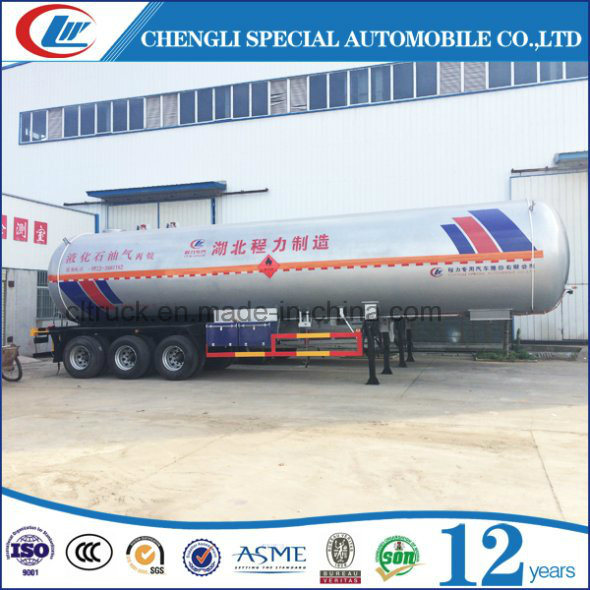 3 Axle 56000liter LPG Road Tanker LPG Tanker Semi Trailer 