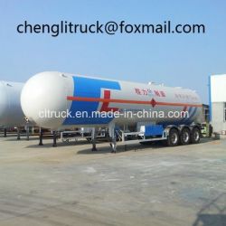 3 Axle 59.6 Cbm LPG Tanker Semi Trailer