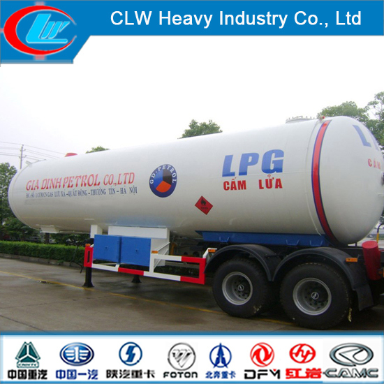 30 Ton Twin-Axles LPG Semi-Trailer 