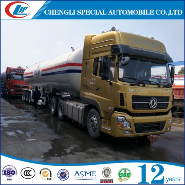  3 Axle 25t LPG Popane Gas Tanker 