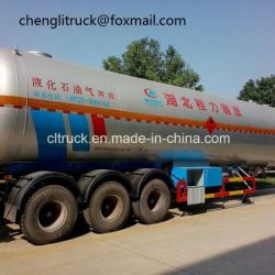 3 Axle 40.5 Cbm LPG Tanker Semi Trailer, Best LPG Tank with Cheap Price