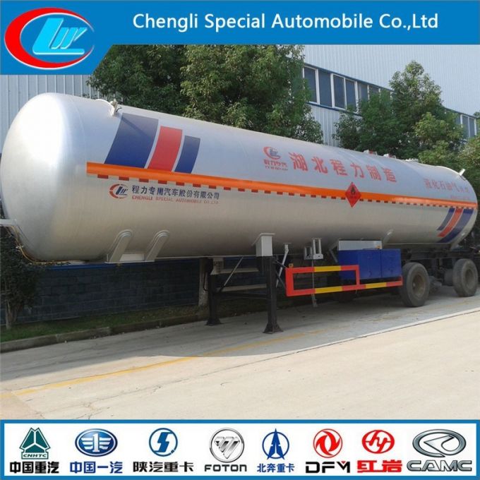 56cbm 56000 Liters LPG Tanker Truck Trailer 