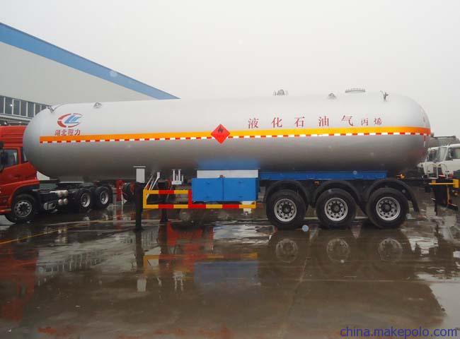 3 Axle 56 Cbm LPG Tanker Semi Trailer, Best LPG Tank with Cheap Price 