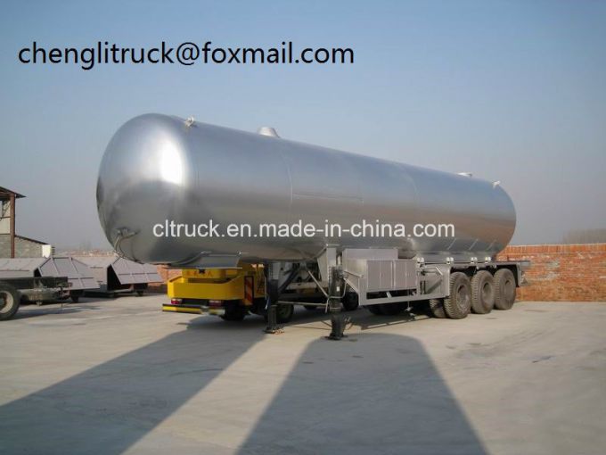 3 Axle 36 Cbm LPG Tanker Semi Trailer Chloromethane 