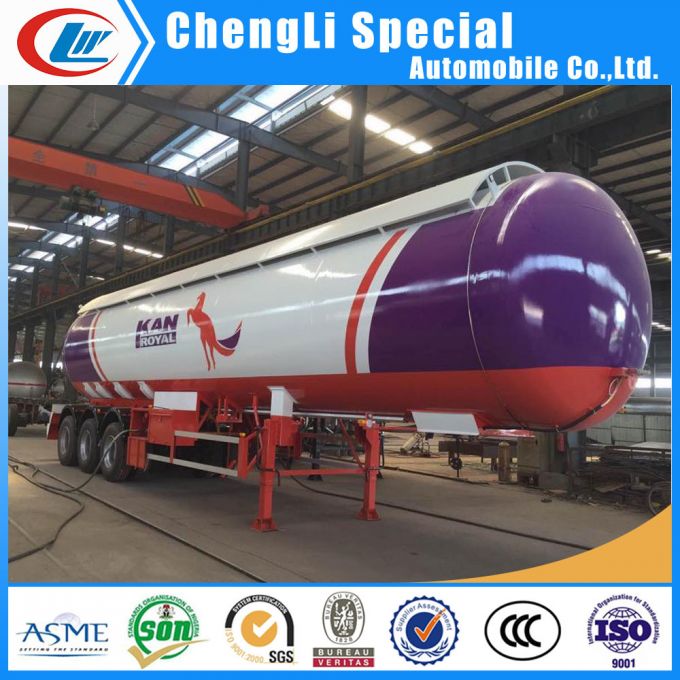 Ghana 20ton 25mt Liquified Petroleum Gas LPG Road Tanker Semi Truck Trailer 