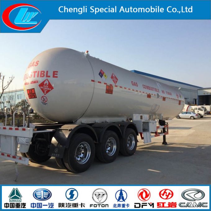 Parkistan Trailer Mounted Tanks Q345r Trailer Tanker Propane LPG 56cbm LPG Trailer Transporters 