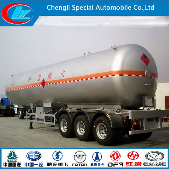 3 Axle LPG Semi-Trailer 50cbm LPG Tanker Trailer 50m3 