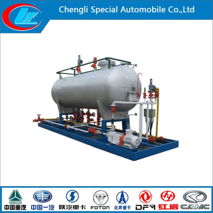 10000L 10m3 Mounted LPG Skid Tank for Sale 