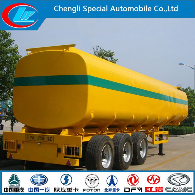 Fuel Tanker Semi Trailer 40cbm 3 Axle for Sale 