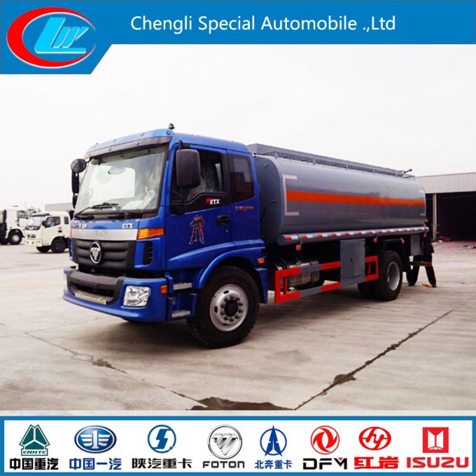 Hot Sale Foton 4X2 15000liter Fuel Tank Truck 