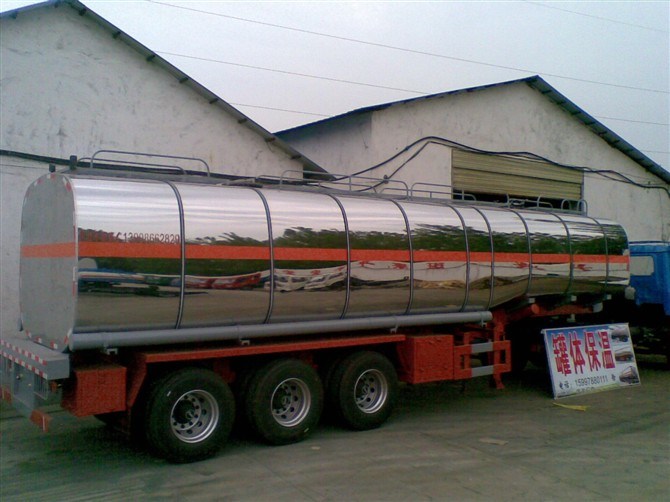  Stainless Steel Fuel Tank Trailer 