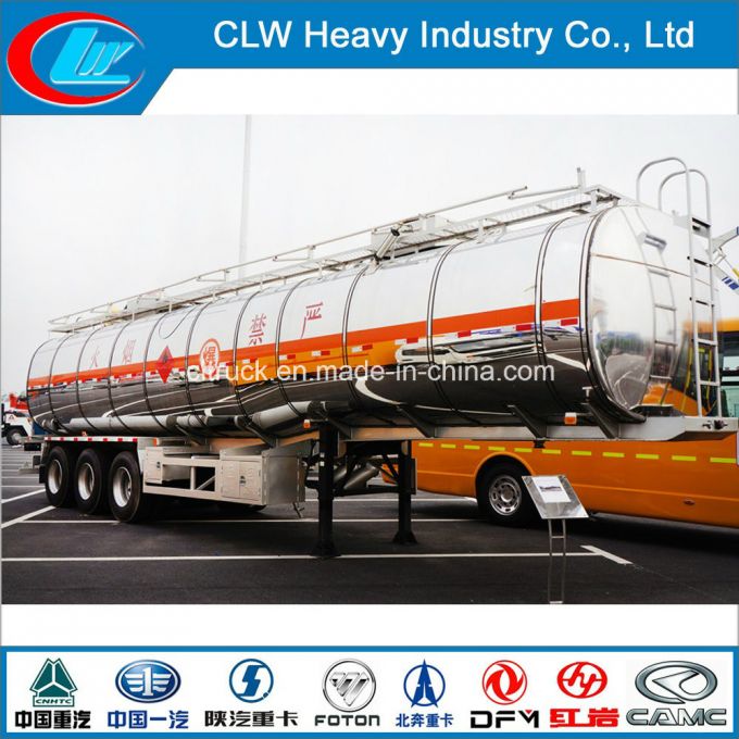 ISO CCC DOT Saso Aluminum Alloy Fuel Tank Trailer 