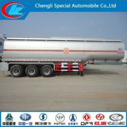 40cbm 3 Axles Stainless Steel Fuel Tank Semi Trailer