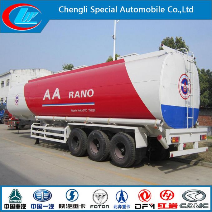 3 Axles Fuel Tanker Semi Trailer with BPW Axle 