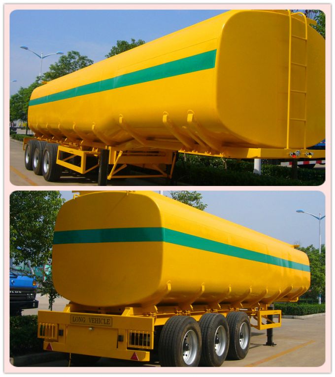 3 Axle 50cbm Fuel Tank Semi-Trailer for Sale 