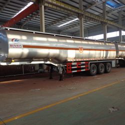 3 Axle 42000L Aluminum Alloy Oil Fuel Tank Semi Trailer