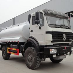 China Factory Sale 10m3 Euro3 Beiben 4X4 Fuel Tanker