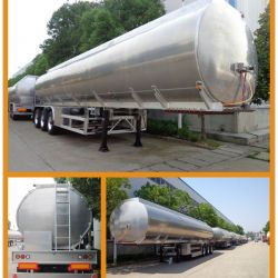 Adr 3axle 45cbm 5454 Aluminum Oil Tanker Trailer for Saudi Arabia