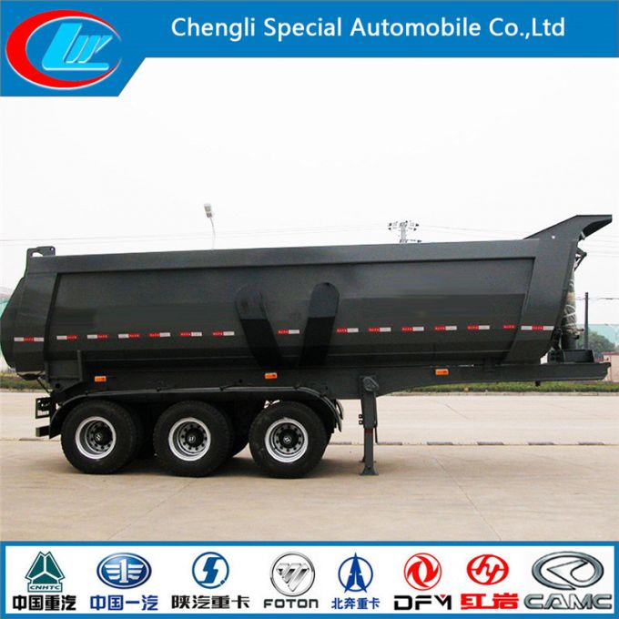 Hottest! 30ton 40t 50000kg U Shape Heavy Duty Dump Trailer 