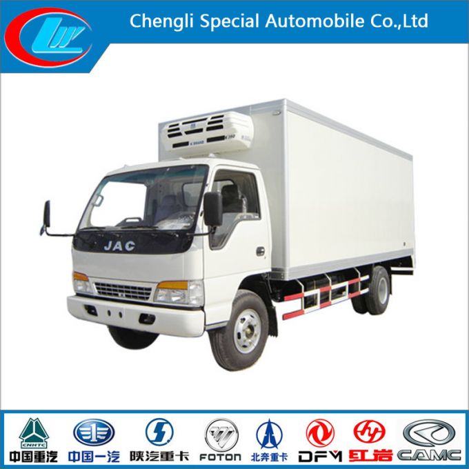 JAC 4*2 Mini Refrigerated Box Truck for Sale 