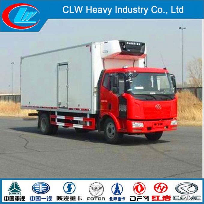 Faw 4X2 180HP Small Refrigerated Truck for Sale 