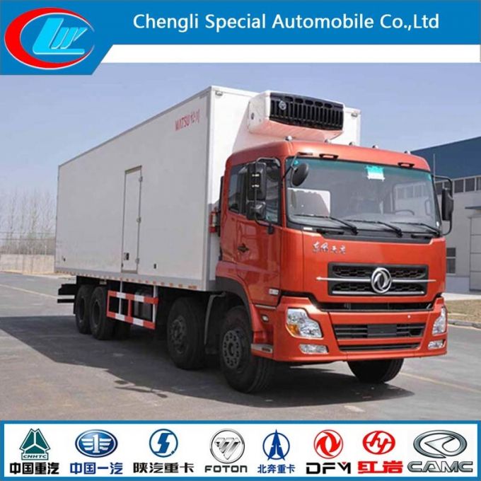 Hot Sale 8X4 Van Truck, 315HP Dongfeng Refrigerator Van Truck 