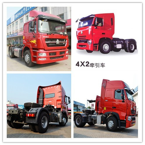 Sinotruk HOWO 4X2 371HP Prime Mover, Heavy Tractor Truck 