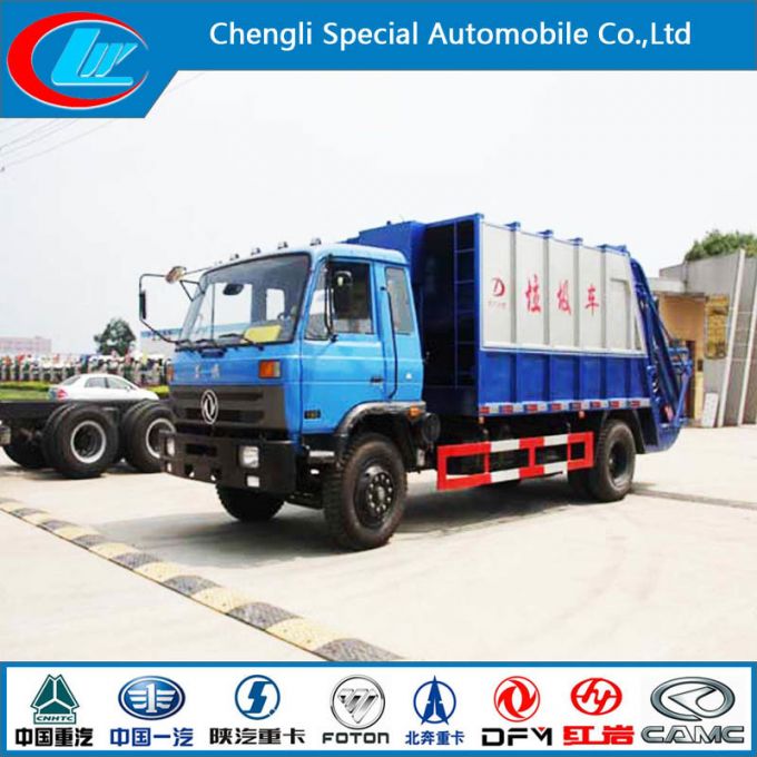 Garbage Truck Dongfeng with Q235 Carbon Steel CE Approved 