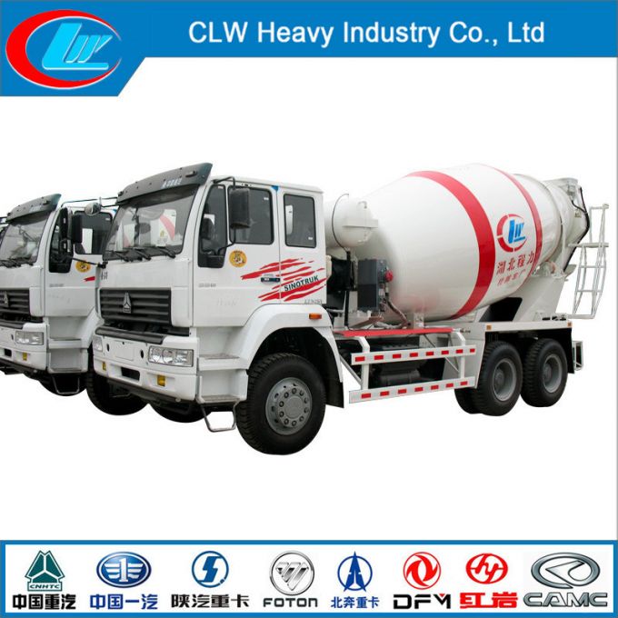 Sinotruk HOWO 10 Wheel Heavy Duty Concrete Cement Mixer Truck 