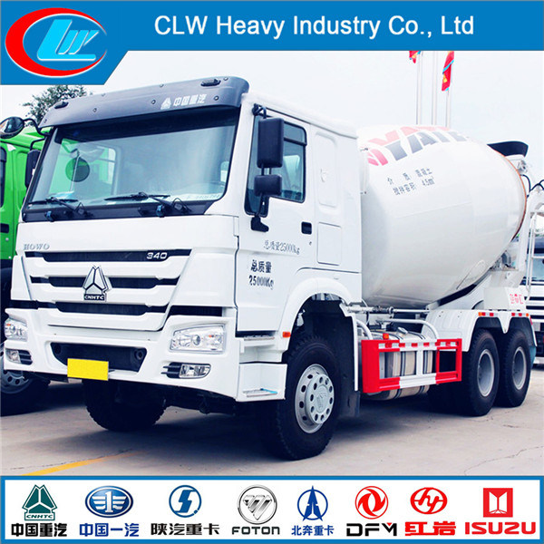 6X4 6 Cbm 8 Cbm HOWO Concrete Transit Mixer Truck 