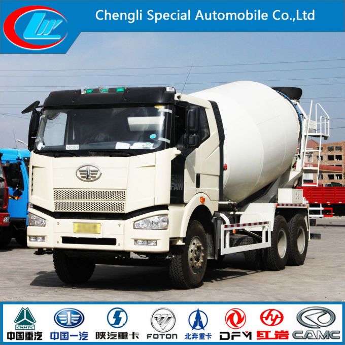 Faw 6X4 Big Capacity Concrete Mixer Truck for Sale 