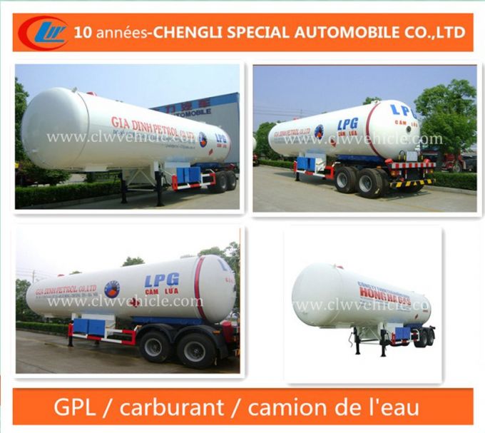 40cbm/20mt LPG Semi Trailer LPG Delivery Trailer for Nigeria 