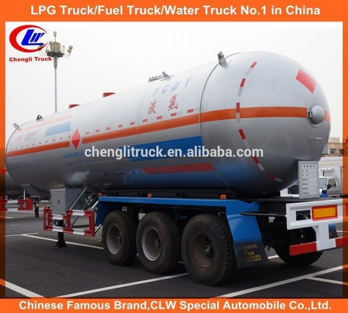 60cbm Propane Tanker Semi Trailer 59.52cbm LPG Trailer 