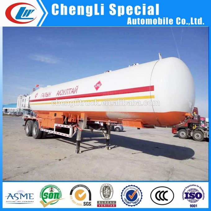 40m3/40cbm/40000L/20T LPG Tank Semi Trailer 