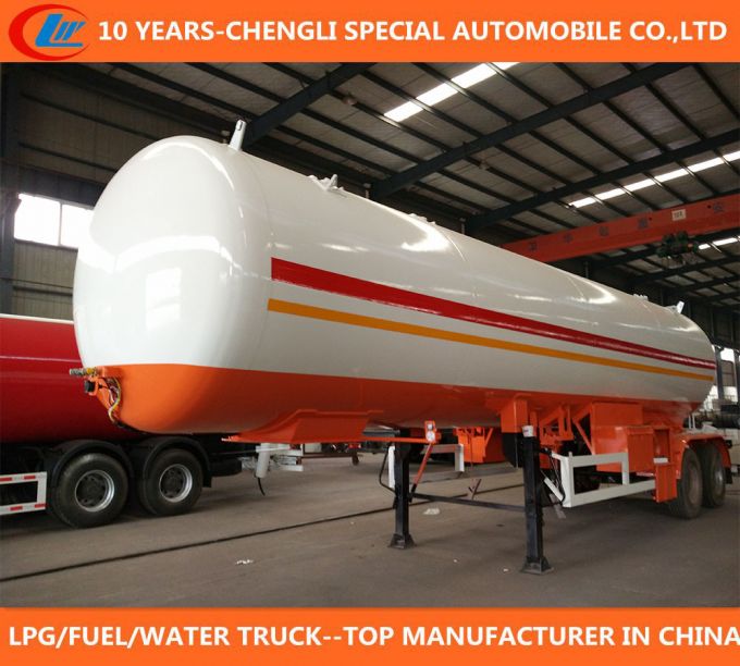 2 Axle 40cbm 15tons LPG Tank Trailer 