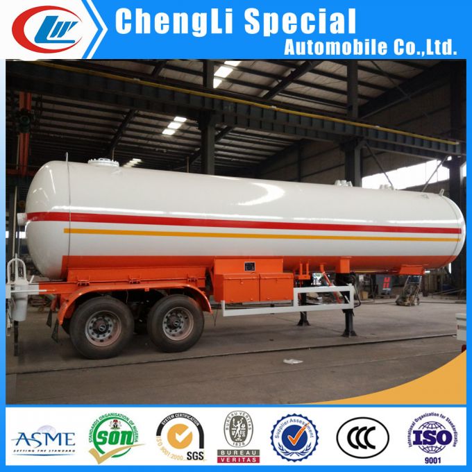 2 Axle Gas Transport 20mt 20ton 40000liters LPG Road Tanker for Mongolia 