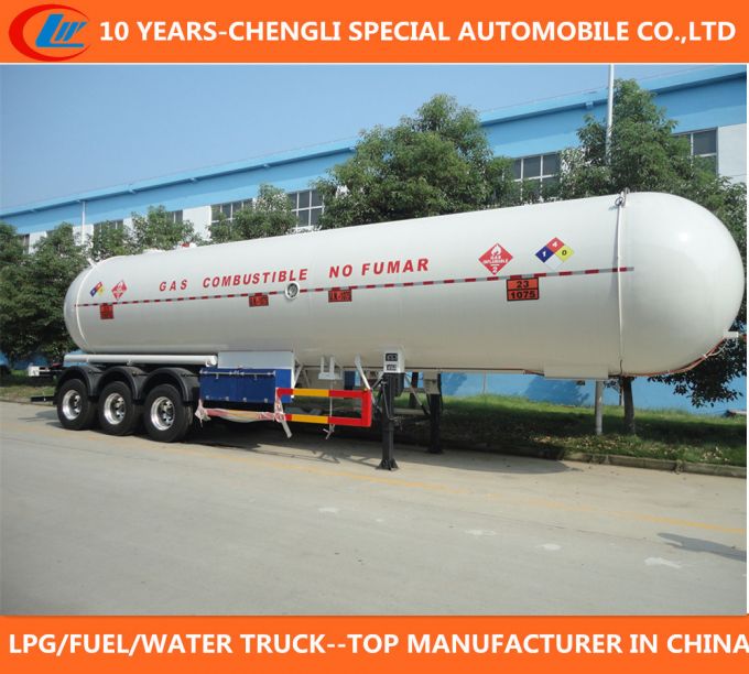 50cbm 3-Axle LPG Tank Semi Trailer 