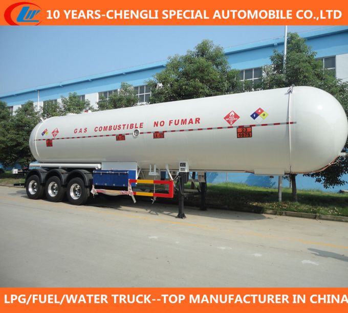 3-Axle 59.6cbm LPG Tank Trailer/Cook Gas Trailer/LPG Gas Trailer 