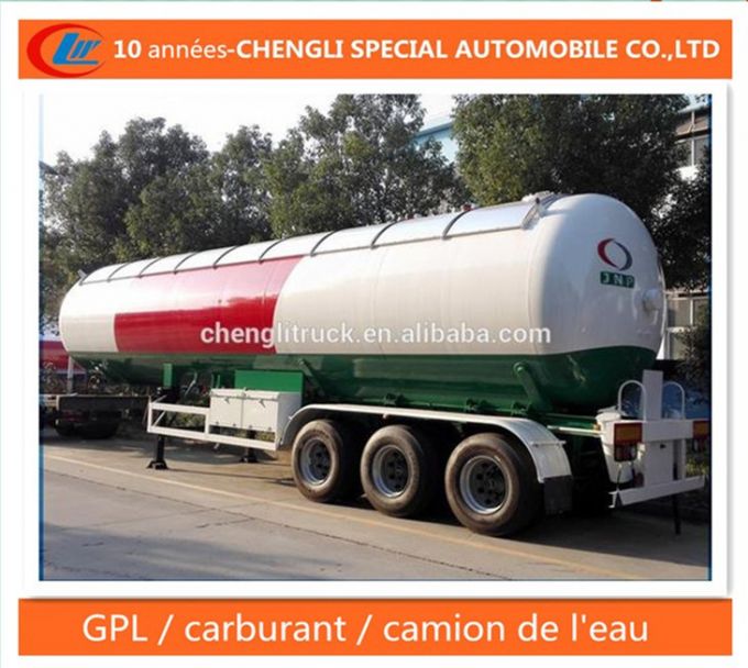 56000L LPG Trailer 56cbm LPG Tank Semi Trailer 