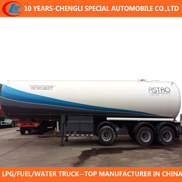 50cbm LPG Semi-Trailer Air Suspension LPG Tank Trailer for Sale 