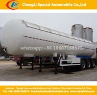 Tri-Axles 56cbm LPG Gas Cylinder Tank Semi Trailer LPG Cooking Gas Semi Trailer 