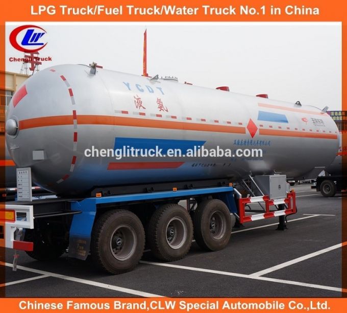 50cbm LPG Tank Trailer 56cbm LPG Road Tanker for Nigeria 