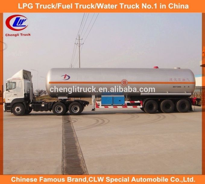 60cbm LPG Transport Trailer 59.52cbm LPG Semi Trailer 