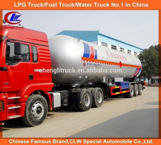 56cbm LPG Tank Semi Trailer 56000L LPG Trailer 