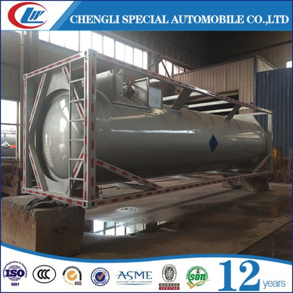 20FT ISO Standard Chemical Liquid Propane Cubic Tank Container 