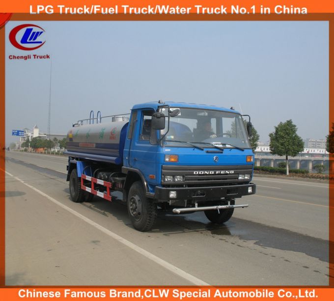 10000L 12000L Dongfeng 4X2 Water Sprinkler Truck Water Tank Truck for Road Wash 