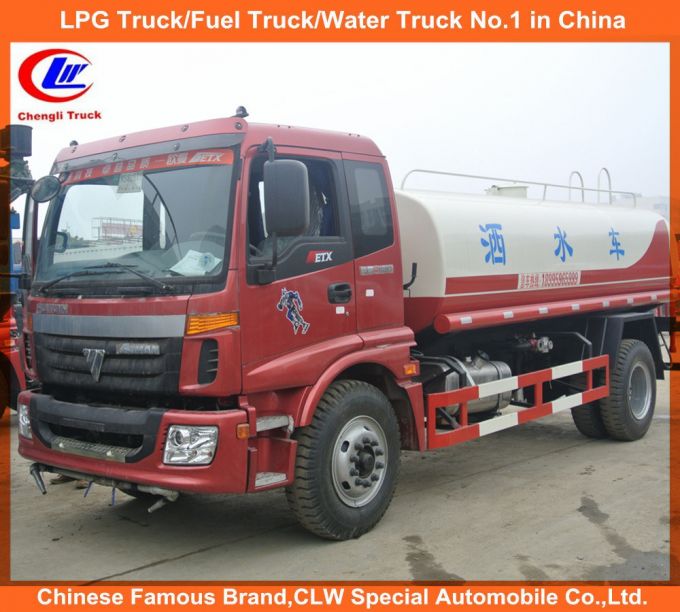 10000L 6 Wheeler Foton Water Tanker Truck Water Sprinkler Truck 